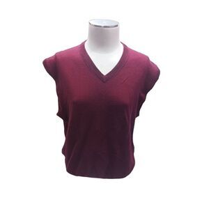 Pronto uomo merino wool sweater vest